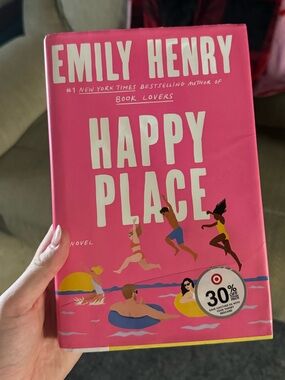 Happy Place - Pink Hardcover Novel